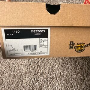 Dr. Martens 1460 Greasy Black Boots